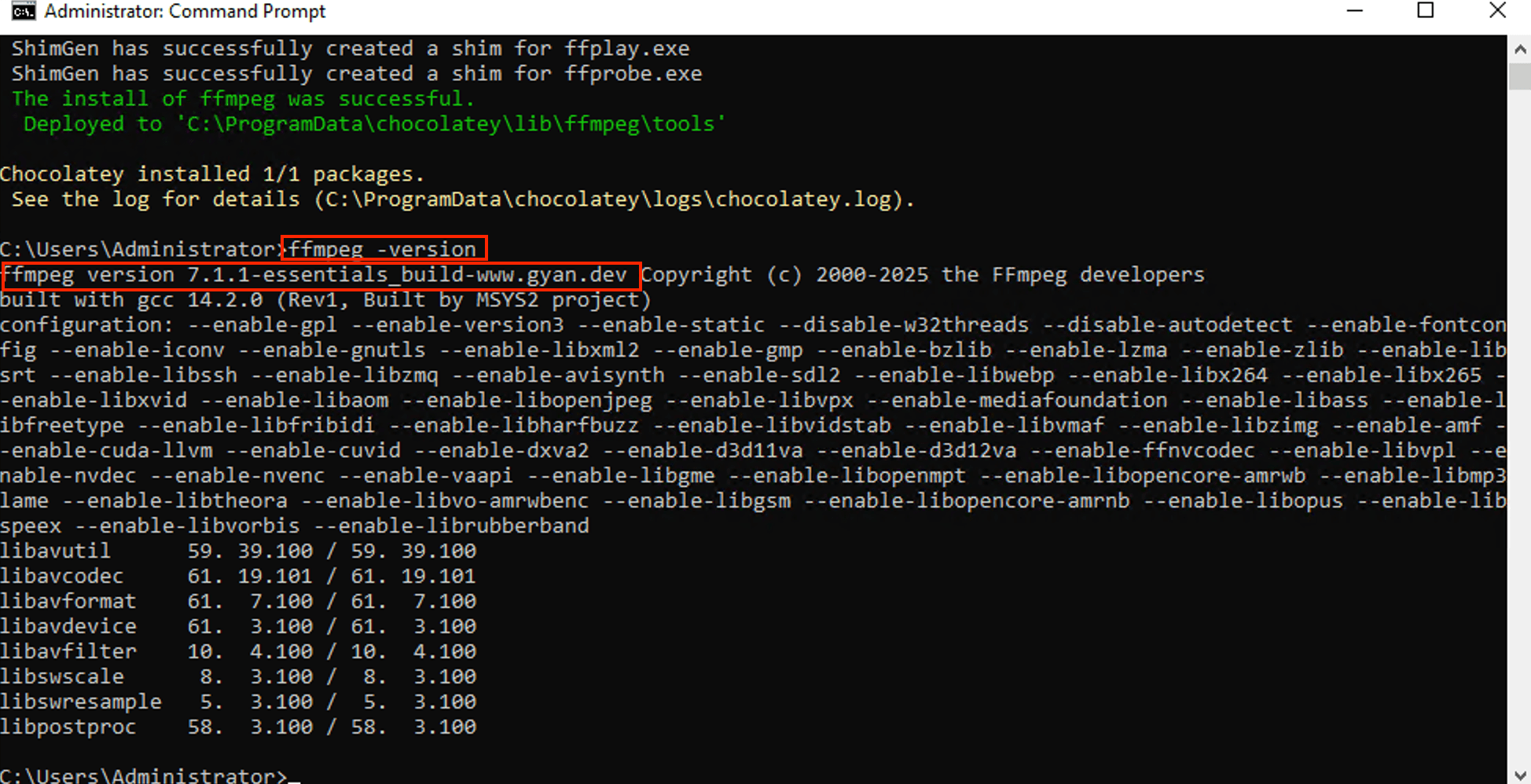 How to Install FFmpeg - verification on Windows.png