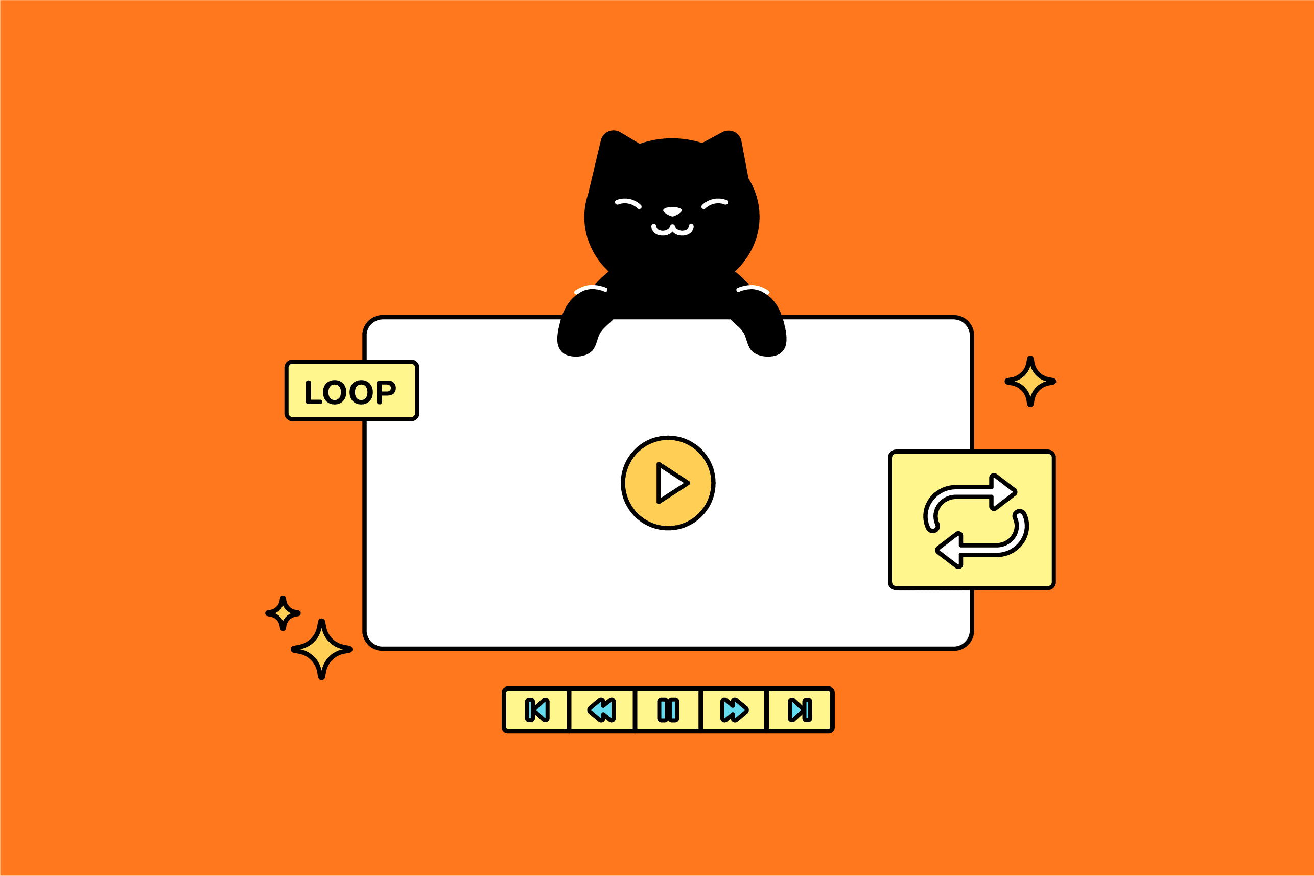 How to Design a Video with a Looping Effect in Clipcat - Clipcat