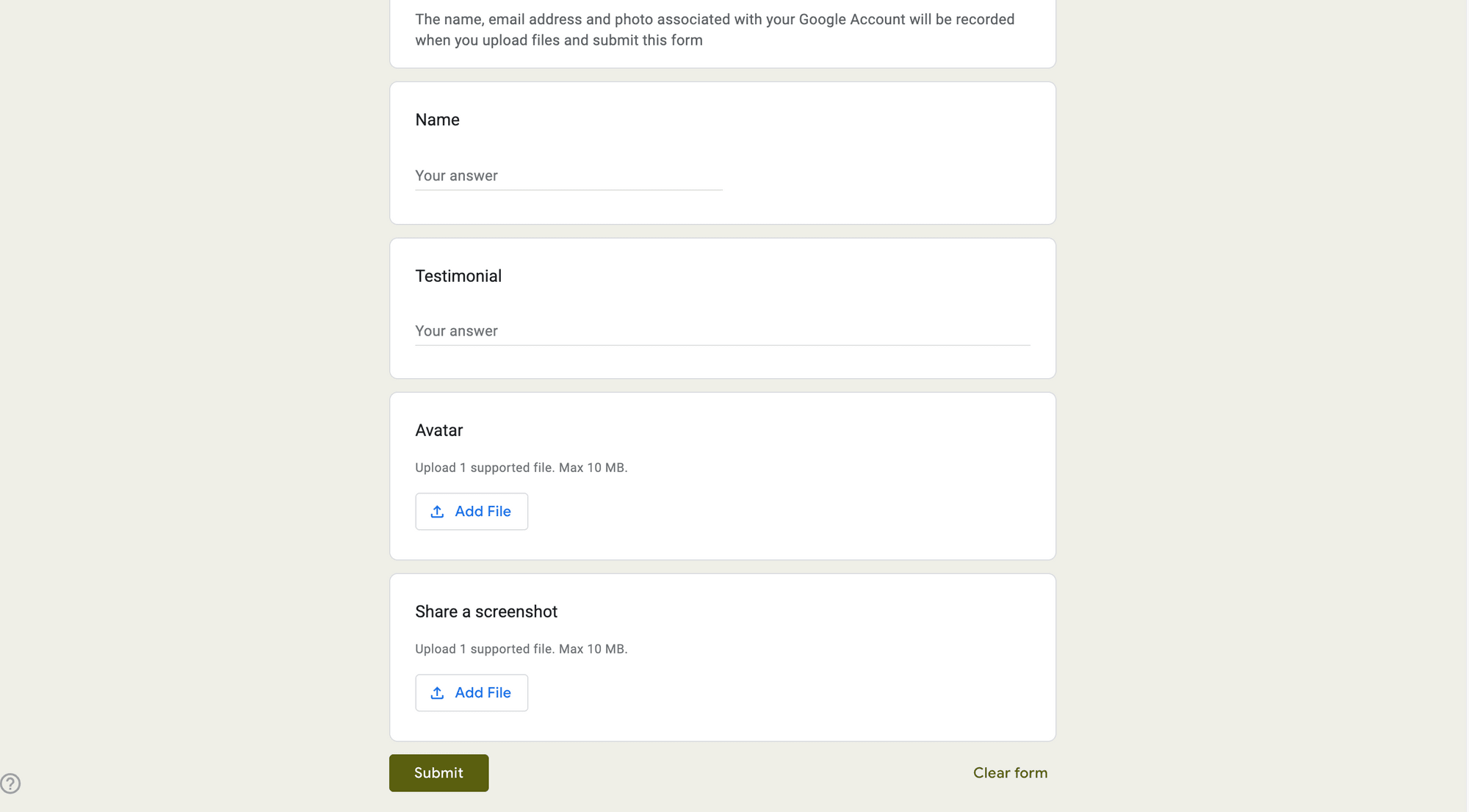 a screenshot of a Google Form for collecting user testimonials.png