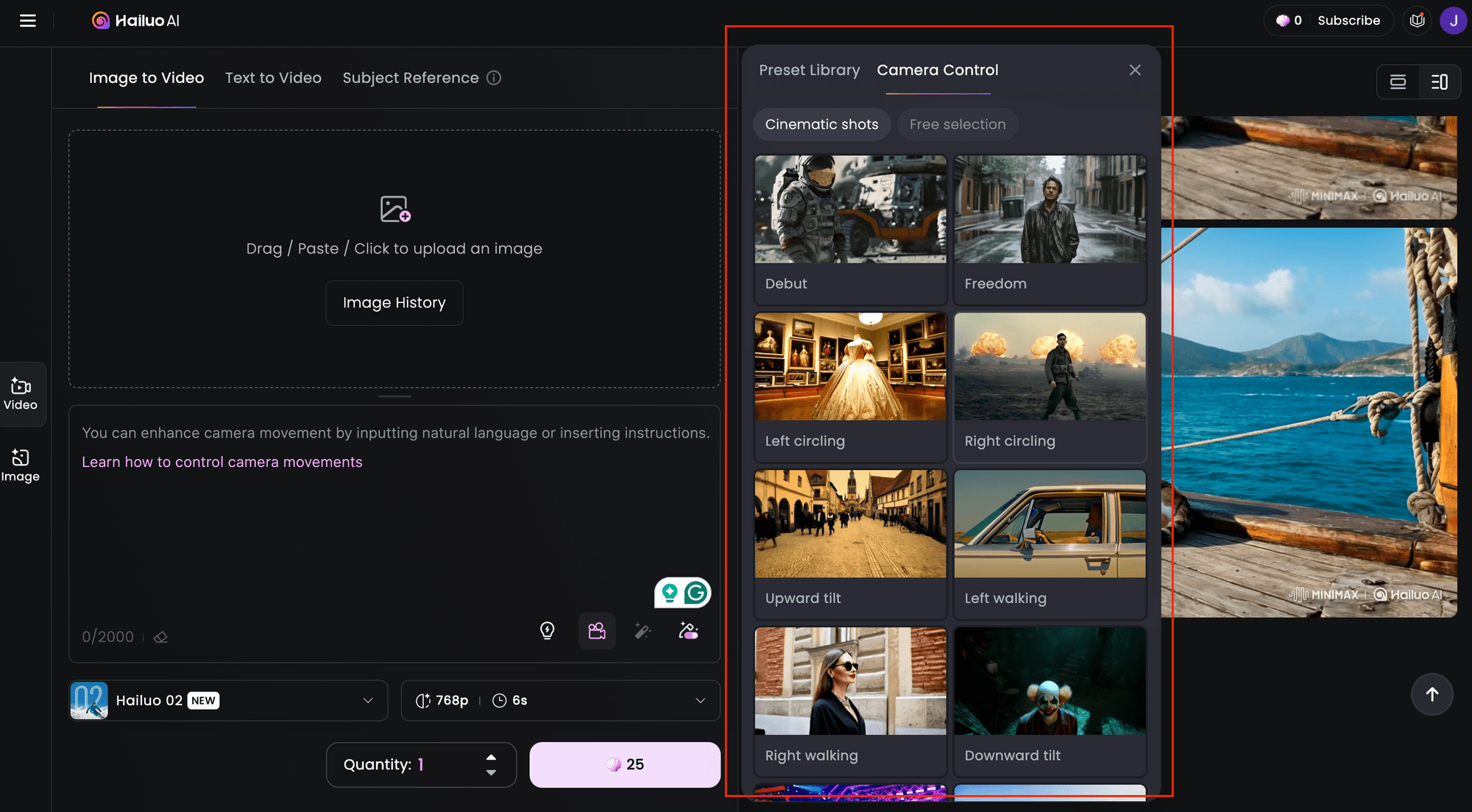 a screesnhot of the Hailuo AI user interface.png
