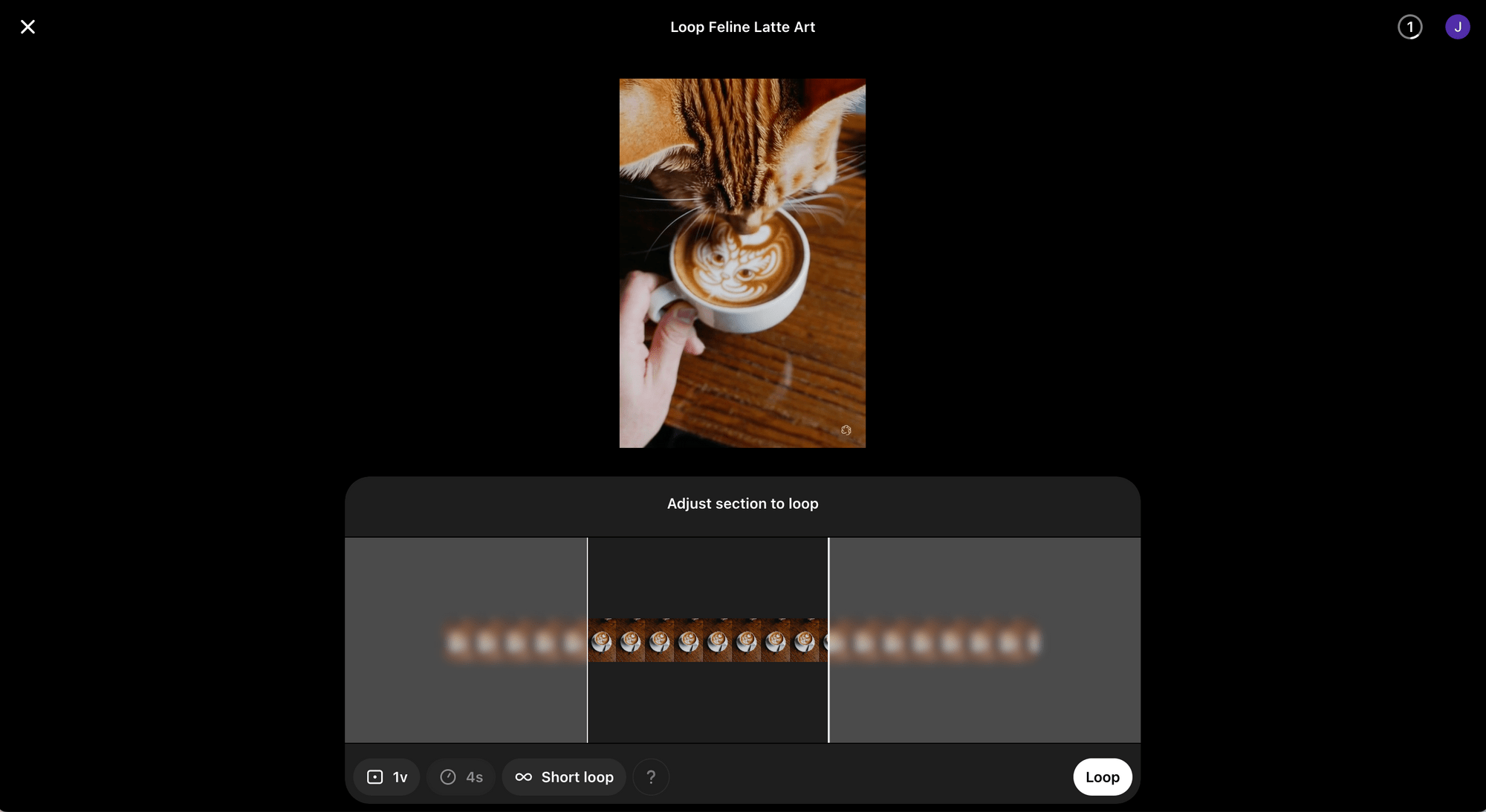 Sora AI video generation - using Loop to create a looping effect for a certain section of your video.png